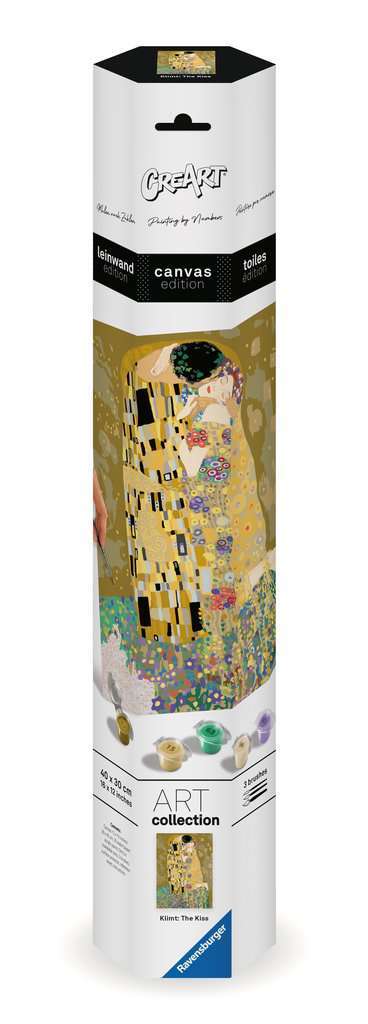 Ravensburger Spiel Leinwand ART Collection: Der Kuss (Klimt)