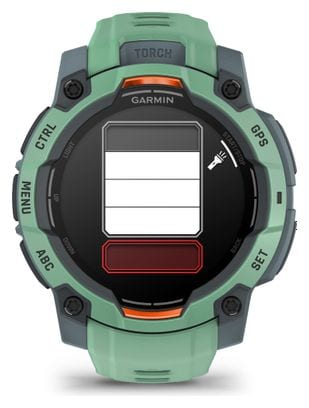Montre GPS Garmin Instinct 3 AMOLED - 45 mm Vert Neotropic avec Bracelet en Silicone Vert Neotropic