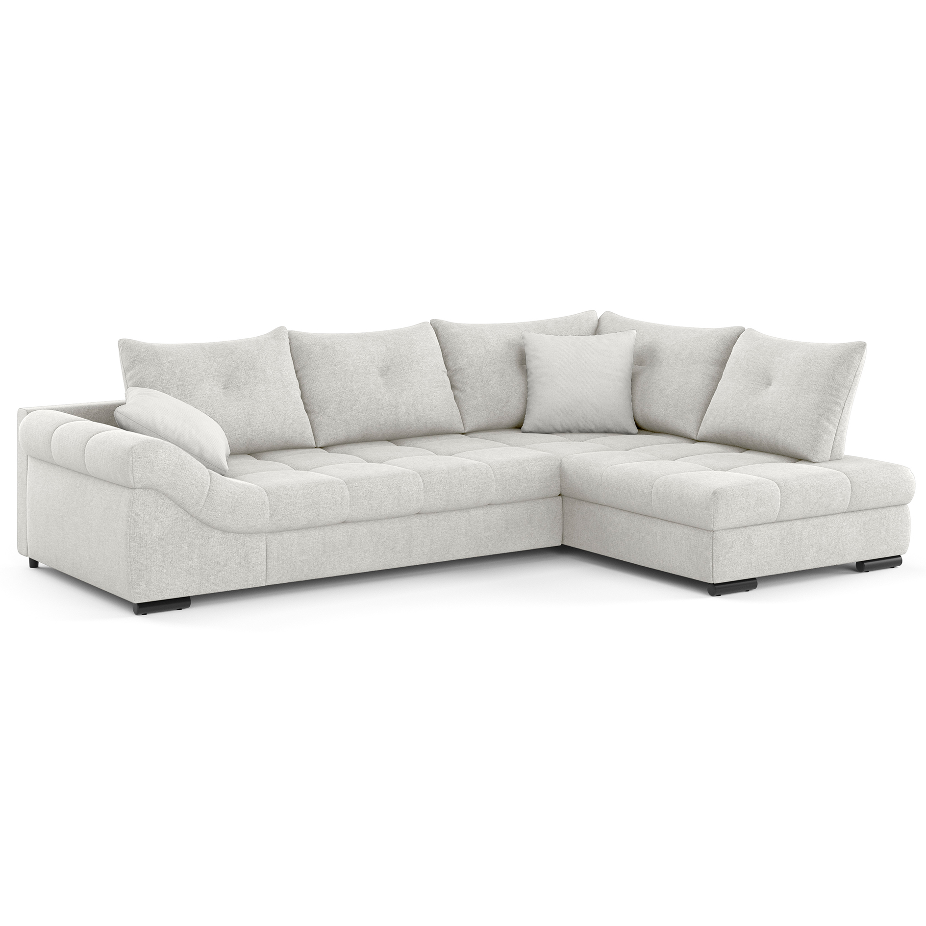 Ecksofa - natur - Liegefunktion