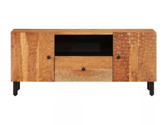 Meuble TV 105x33x46 cm Bois d'acacia massif