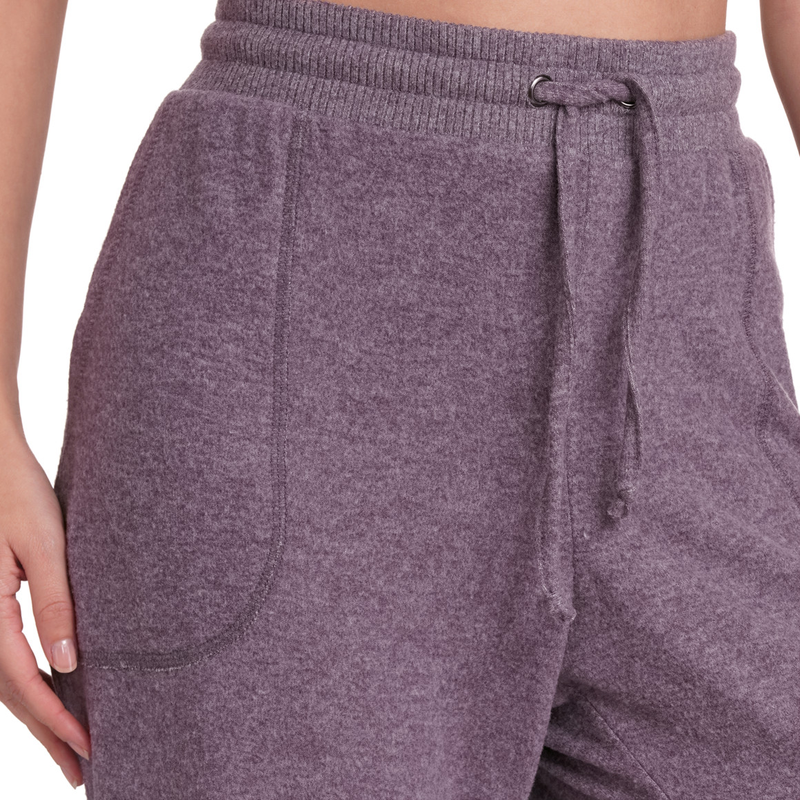 Gina Sports Damen Yoga-Jogpants in weicher Qualität dunkellila