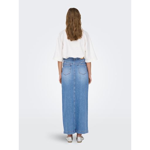 ONLY Mylah Maxi Nederdel, Light Blue Denim, L/L34