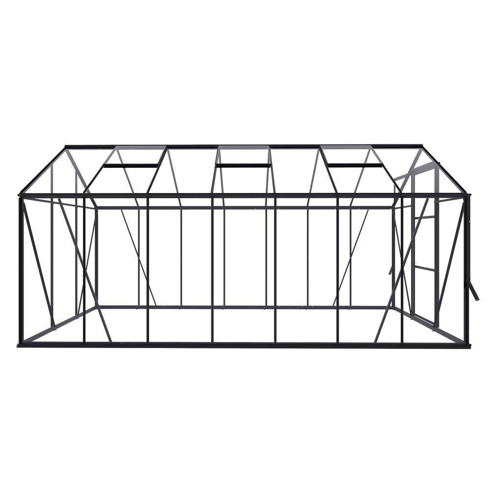 Royal Well Kate V - Tuinkas - zwart - 217x192x436 cm - Veiligheidsglas