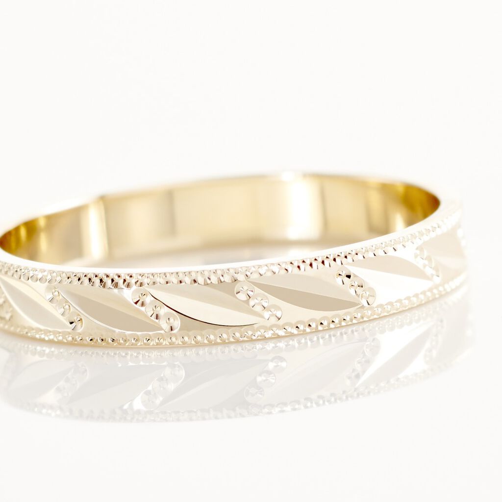 Alliance Eucleia Fantaisie Ruban Plat Or Jaune