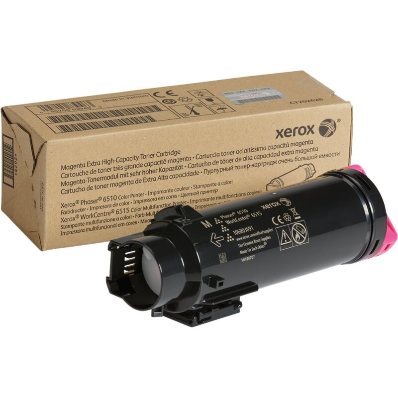 Xerox Cartouche de toner Magenta de Très haute capacité Phaser® 6510, WorkCentre® 6515 (4300 pages) - 106R03691