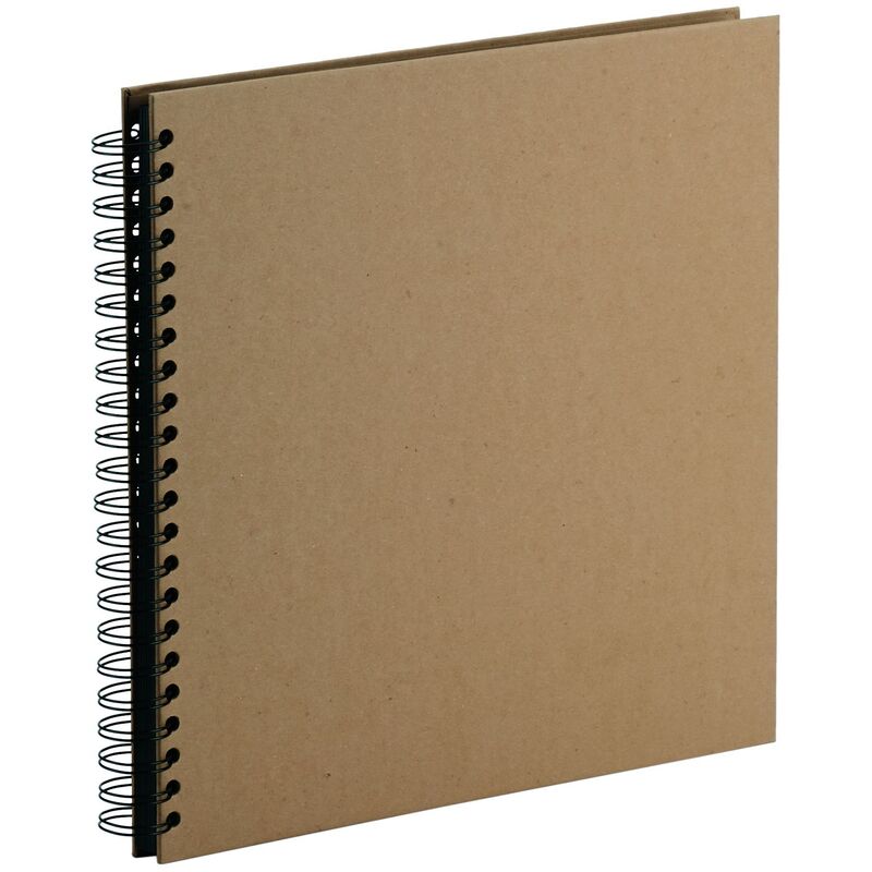 Rössler Fotoalbum, 290 x 290 mm, blanco, braun