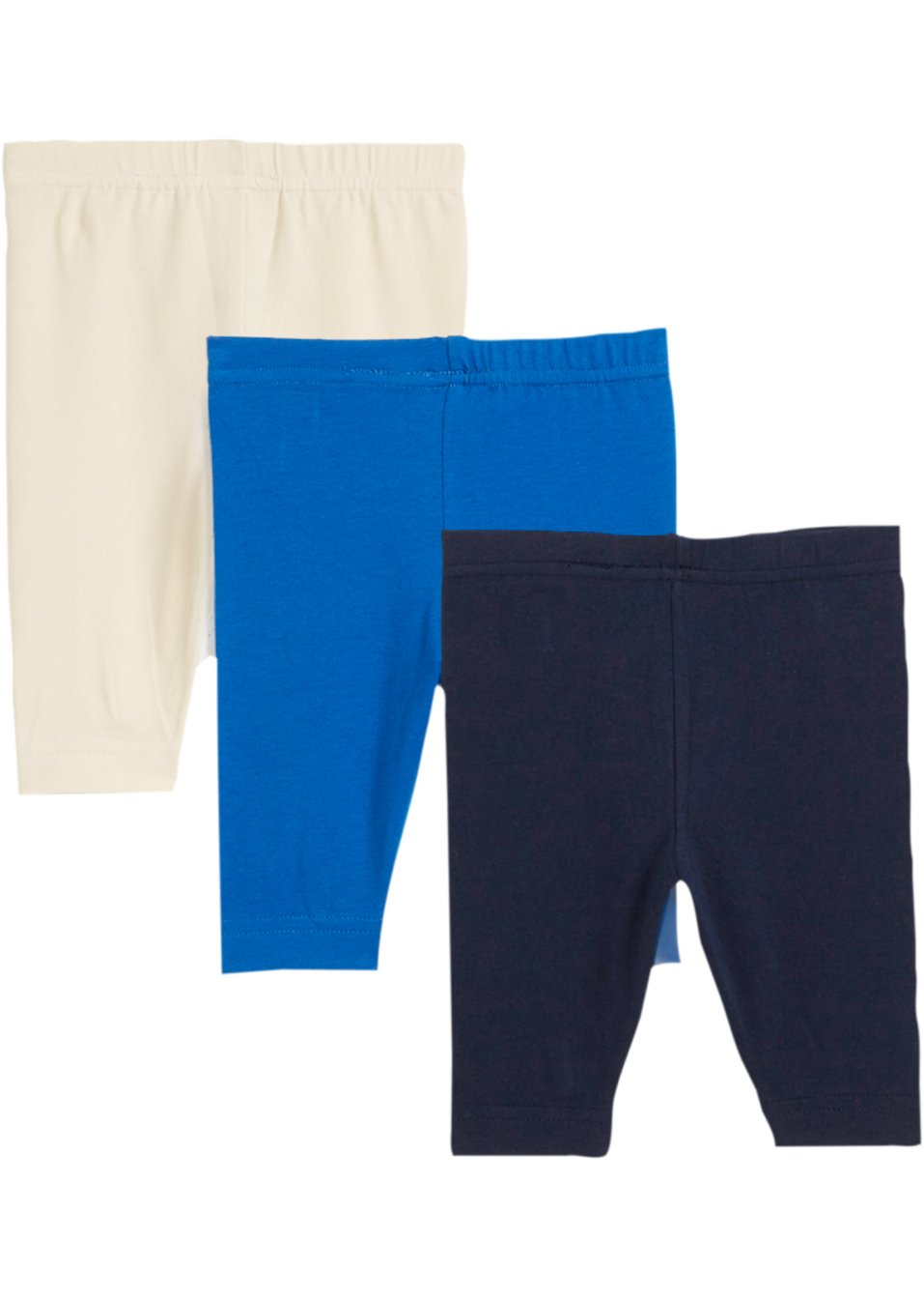 Lot de 3 leggings bébé en coton
