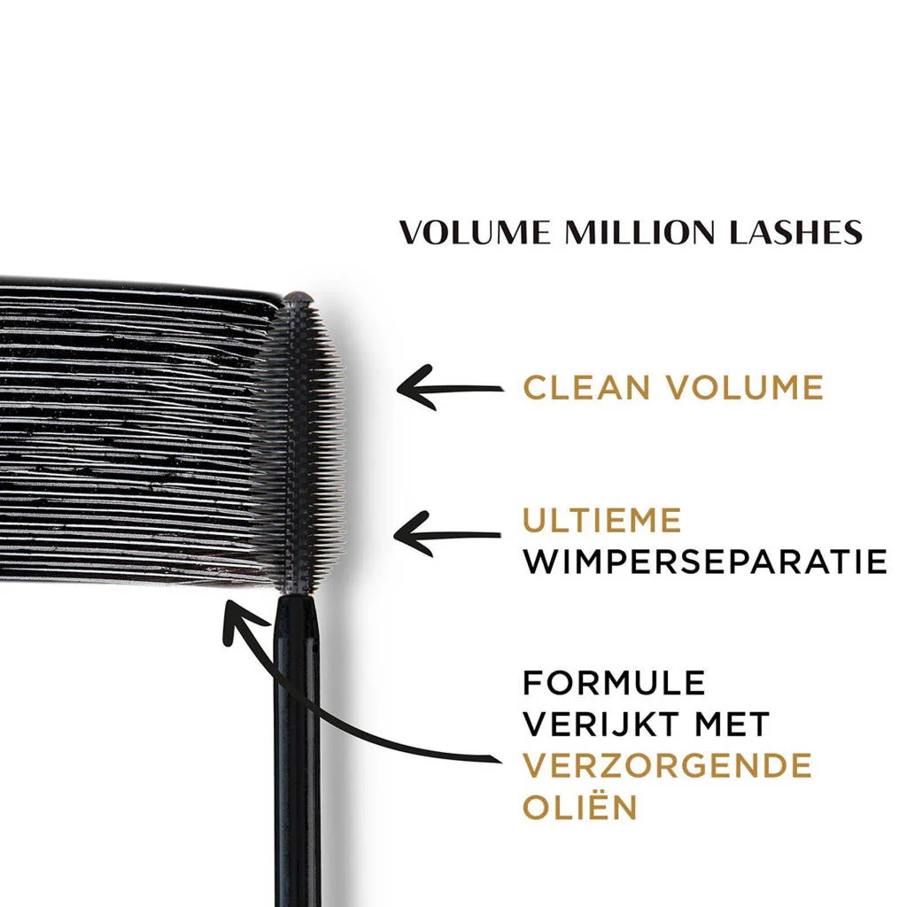 primaVolume Million Lashes mascara- Zwart