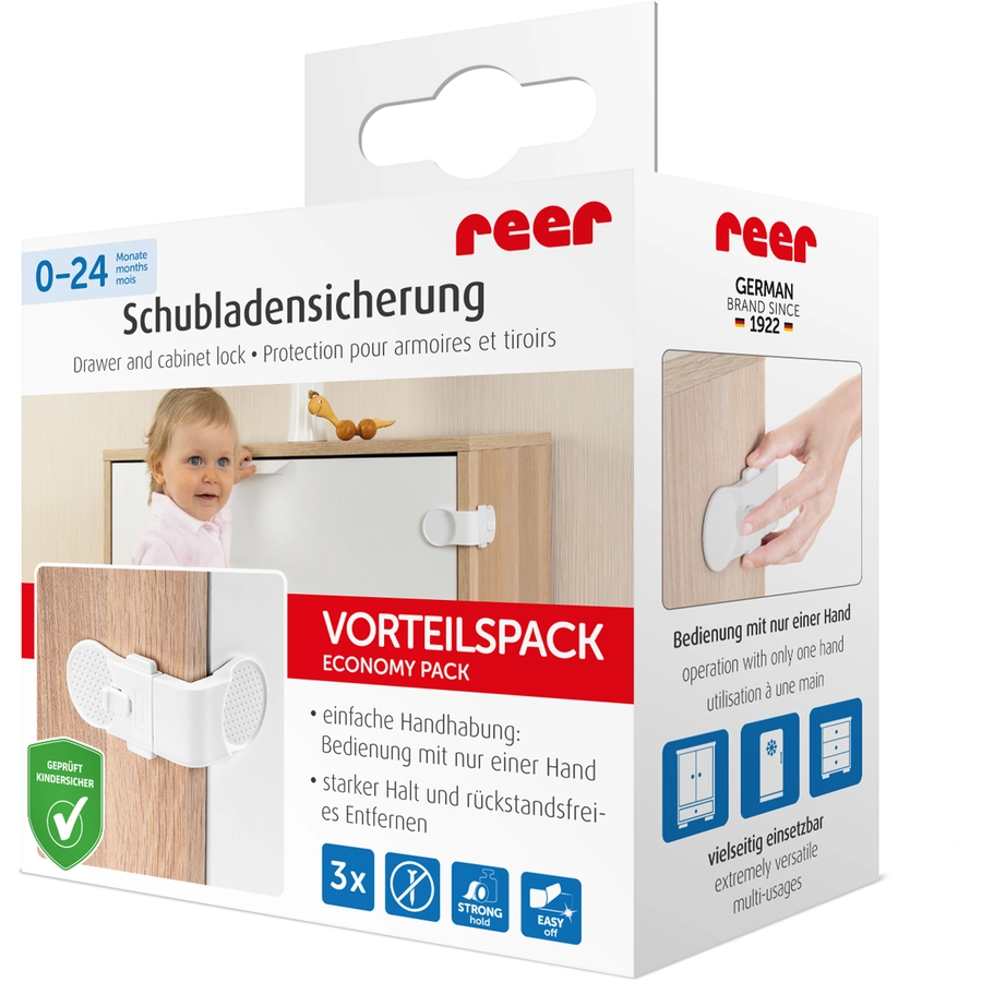reer Schrank- und Schubladensicherung Vorteilspack