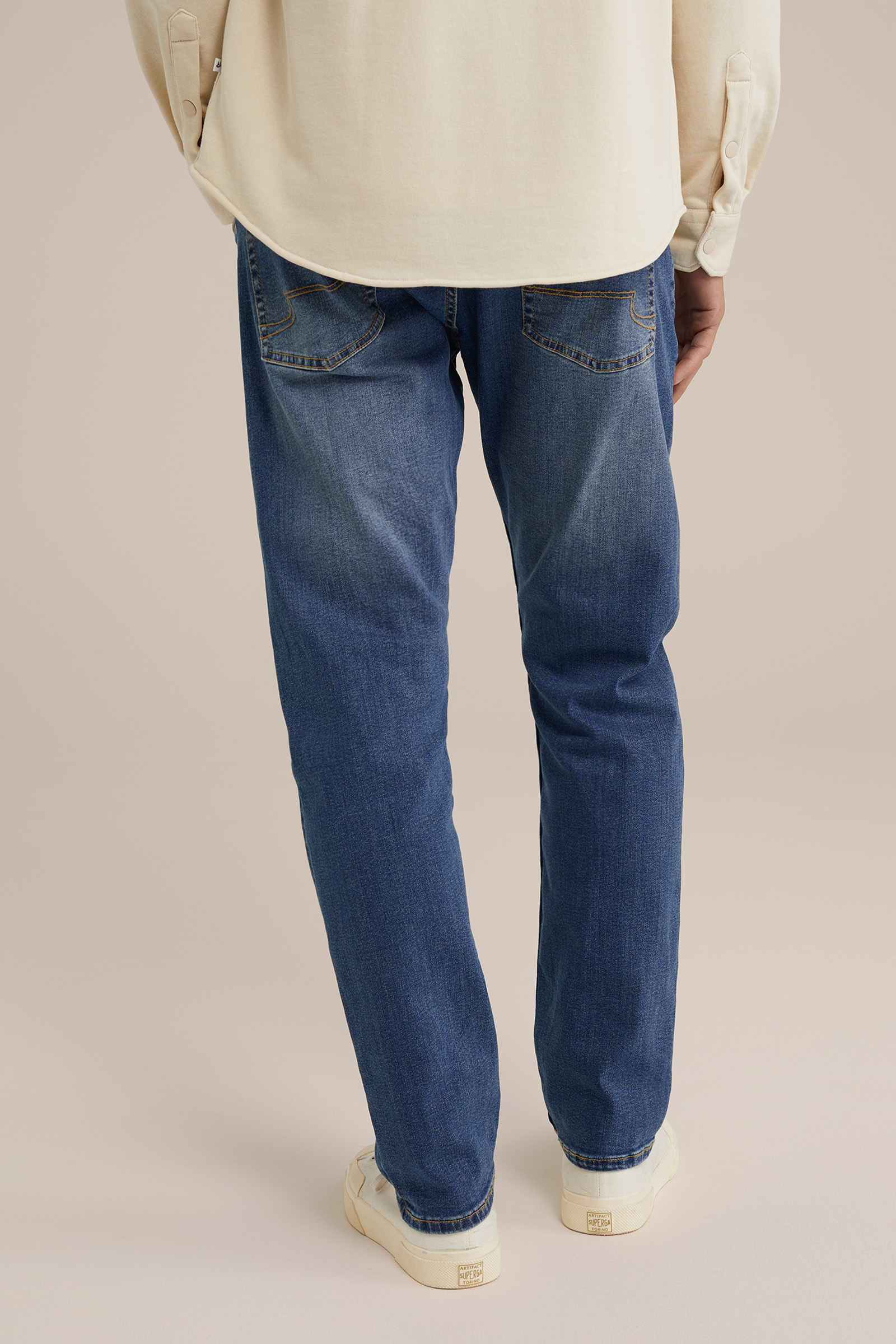 regular fit jeans met medium stretch Blue Ridge Blauw