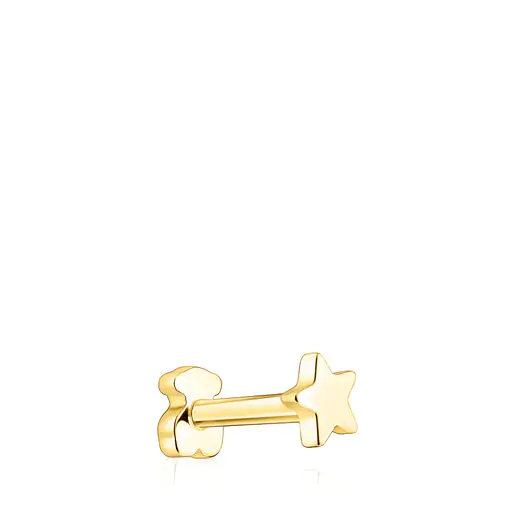 piercing de orelha TOUS Basics Gold Star