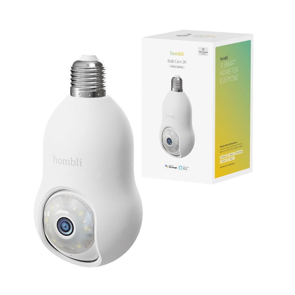 Hombli - Smart Bulb Cam, Hvid