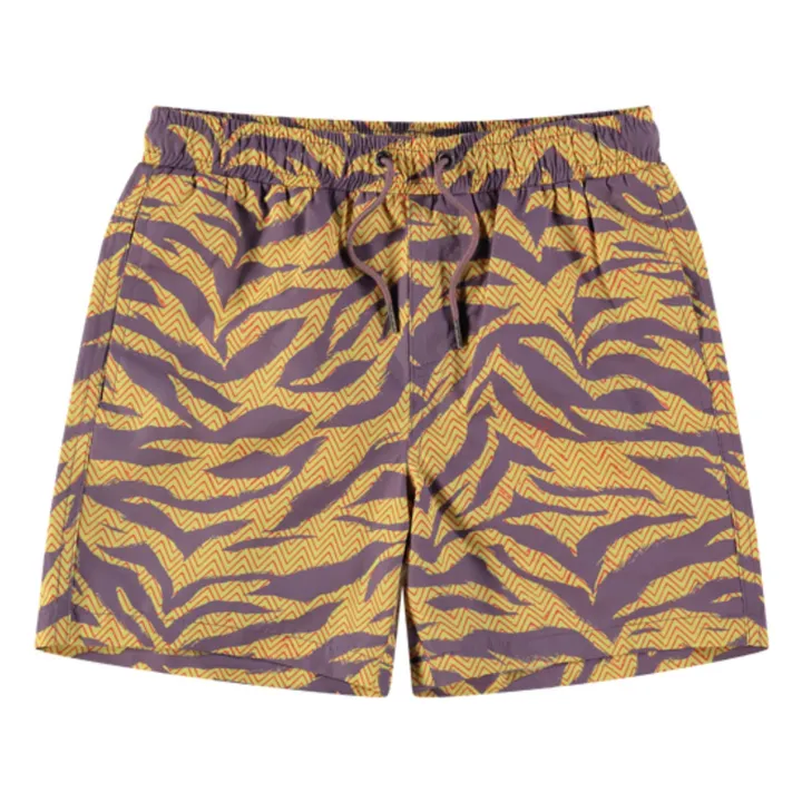 Beachlife Short de Bain Zèbre | Marron