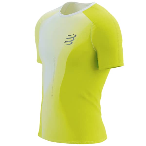 T-shirt running COMPRESSPORT PERFORMANCE SS TSHIRT M SAFE YELLOW
