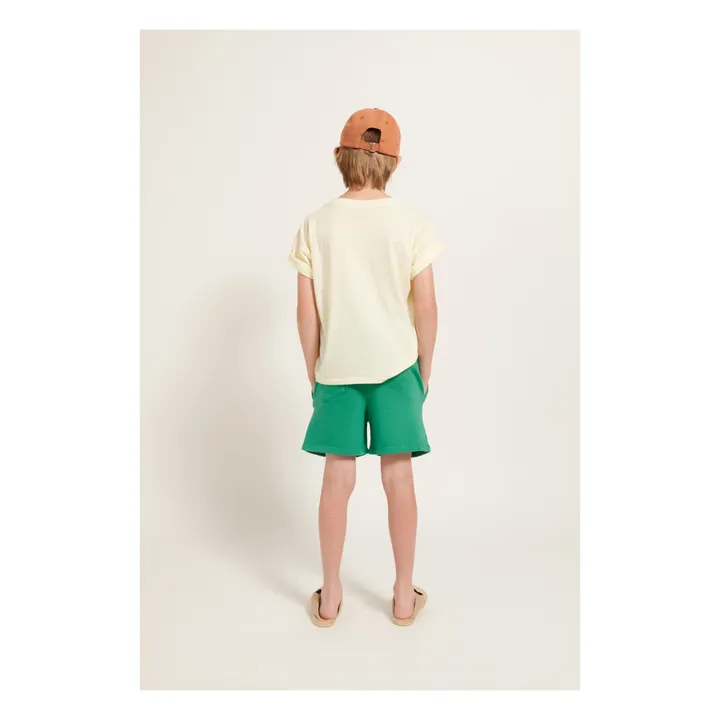 Weekend House T-Shirt Things I Like Coton Bio | Jaune pâle