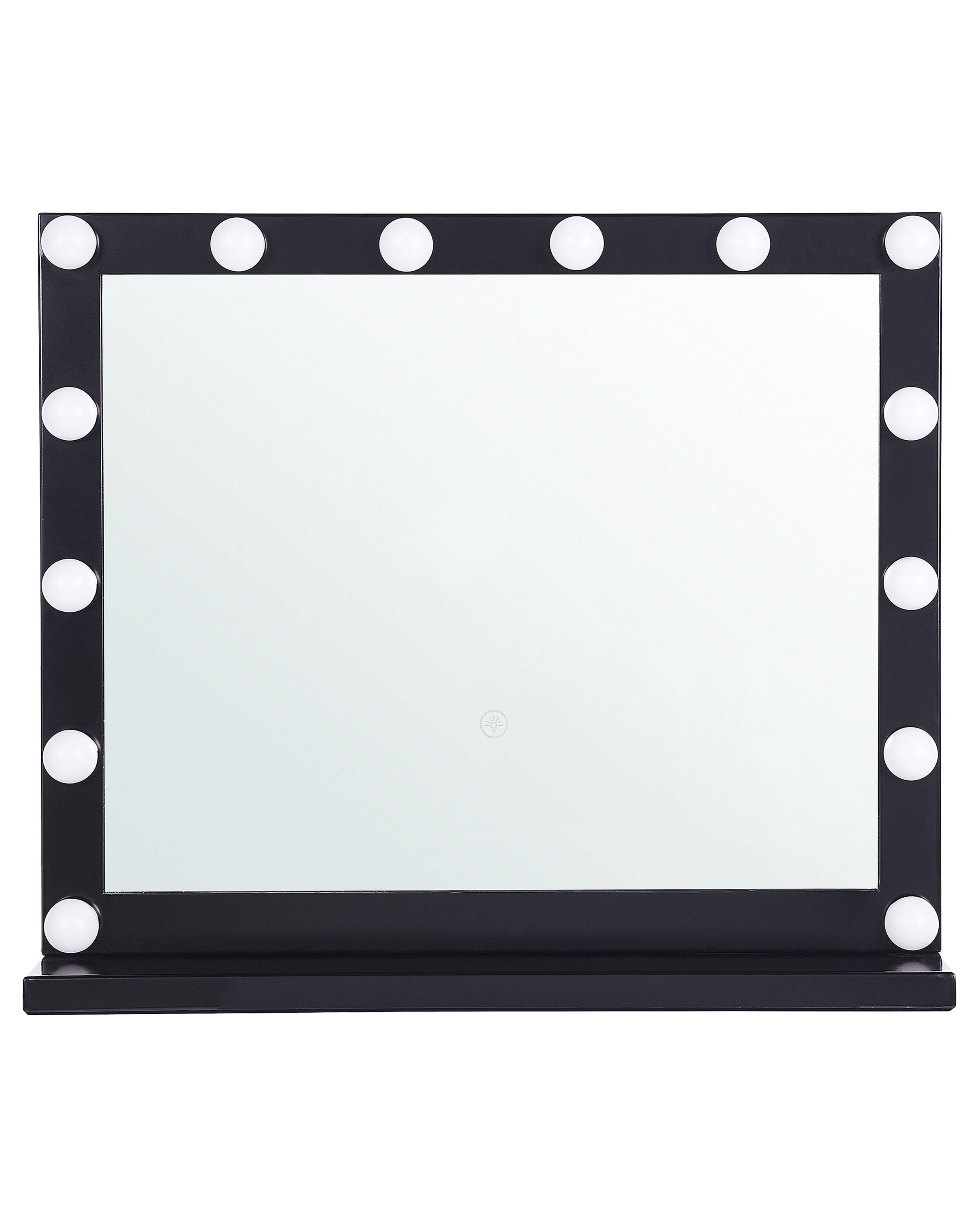 Kaptafel spiegel LED BEAUVOIR Zwart