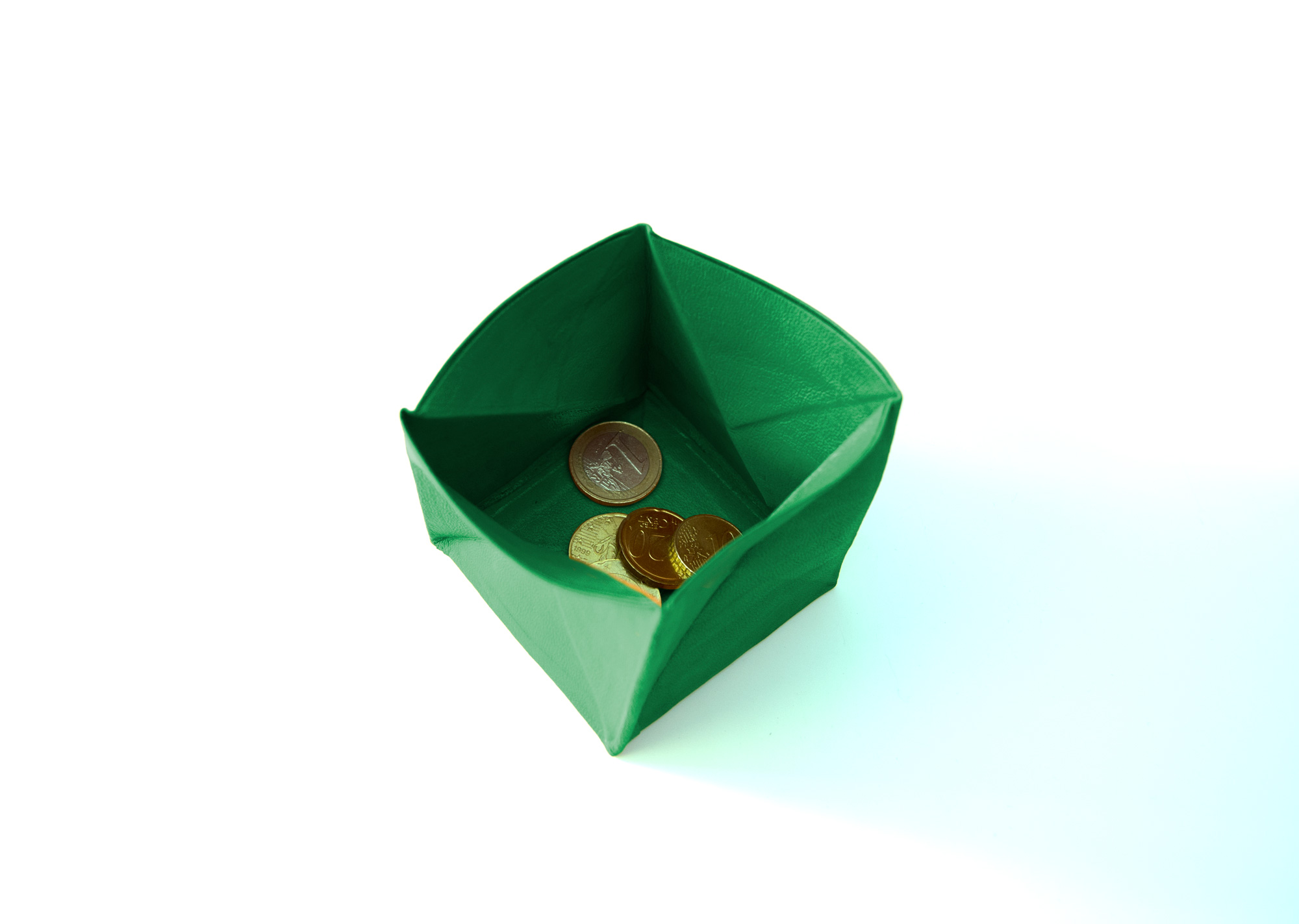 Münzbörse, grün, T 7 cm, B 7 cm günstig bestellen