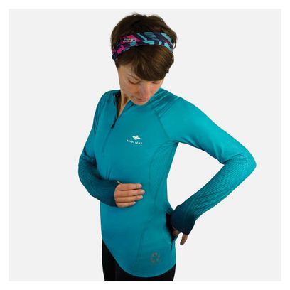Maillot Manches Longues Femme Raidlight R-light Turquoise