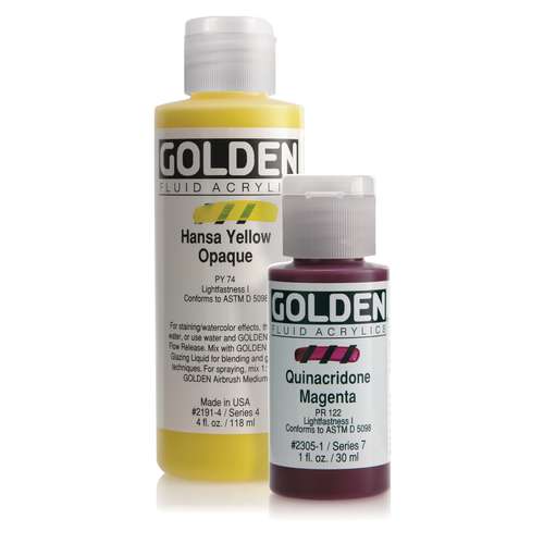 GOLDEN FLUID ACRYLICS Acrylfarbe, einzeln