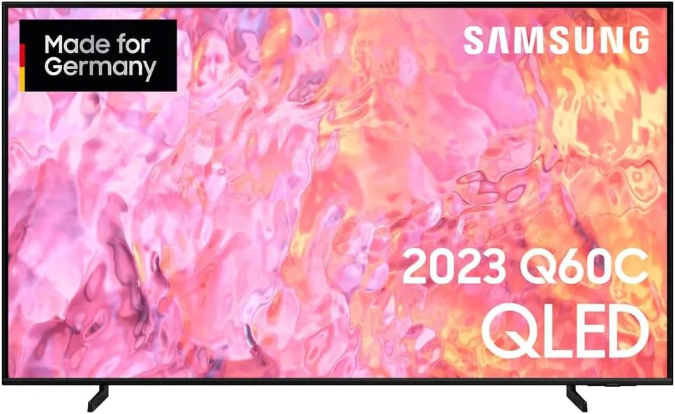 ## QLED 4K Q60C 50 Zoll Fernseher (GQ50Q60CAUXZG, Deutsches Modell), Quantum-Dot-Technologie, Quantum HDR, AirSlim Design, Smart TV [2023]