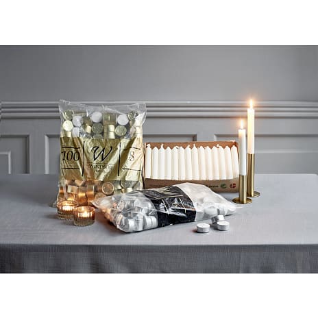 Royal windsor fyrfadslys 100-pak - Hvid
