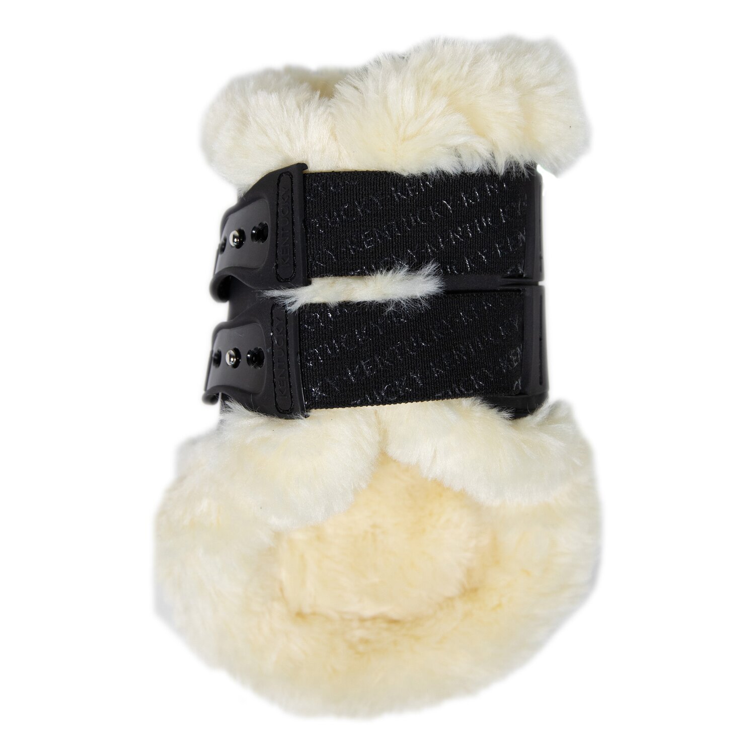 KENTUCKY Fesselkopfgamaschen Elastic vegan Sheepskin, für Hinterbeine  - black - M