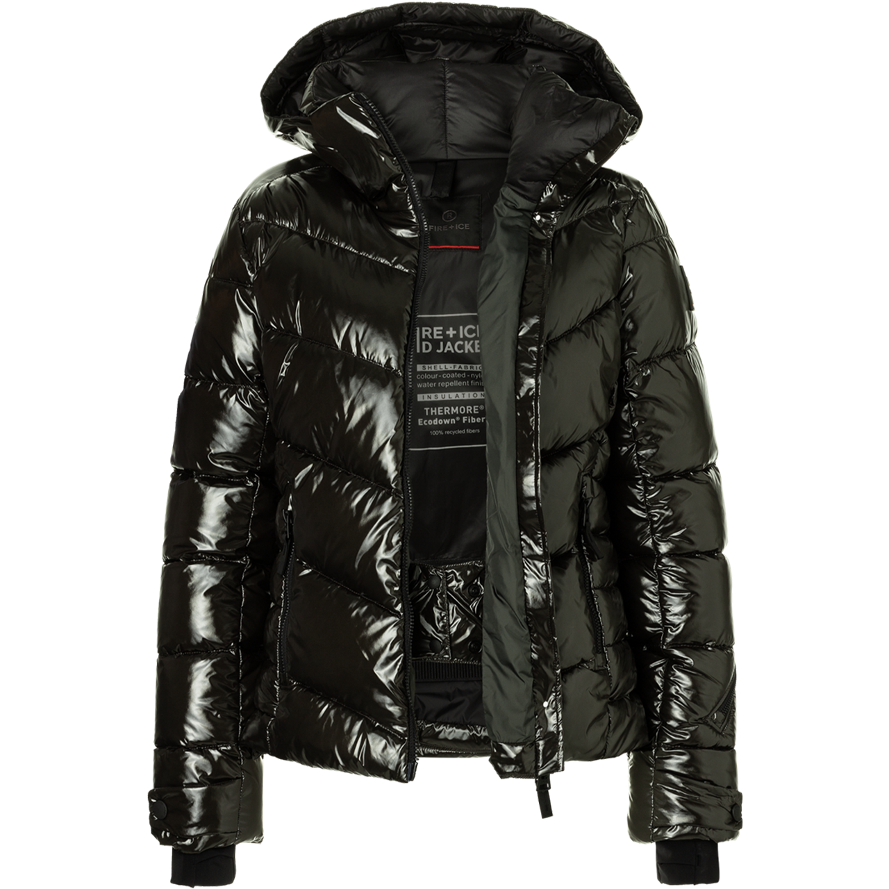 Bogner Fire   Ice Damen Skijacke SAELLY2 shiny dark grey | Skijacken | Skibekleidung | Damen | XSPO-Fashion