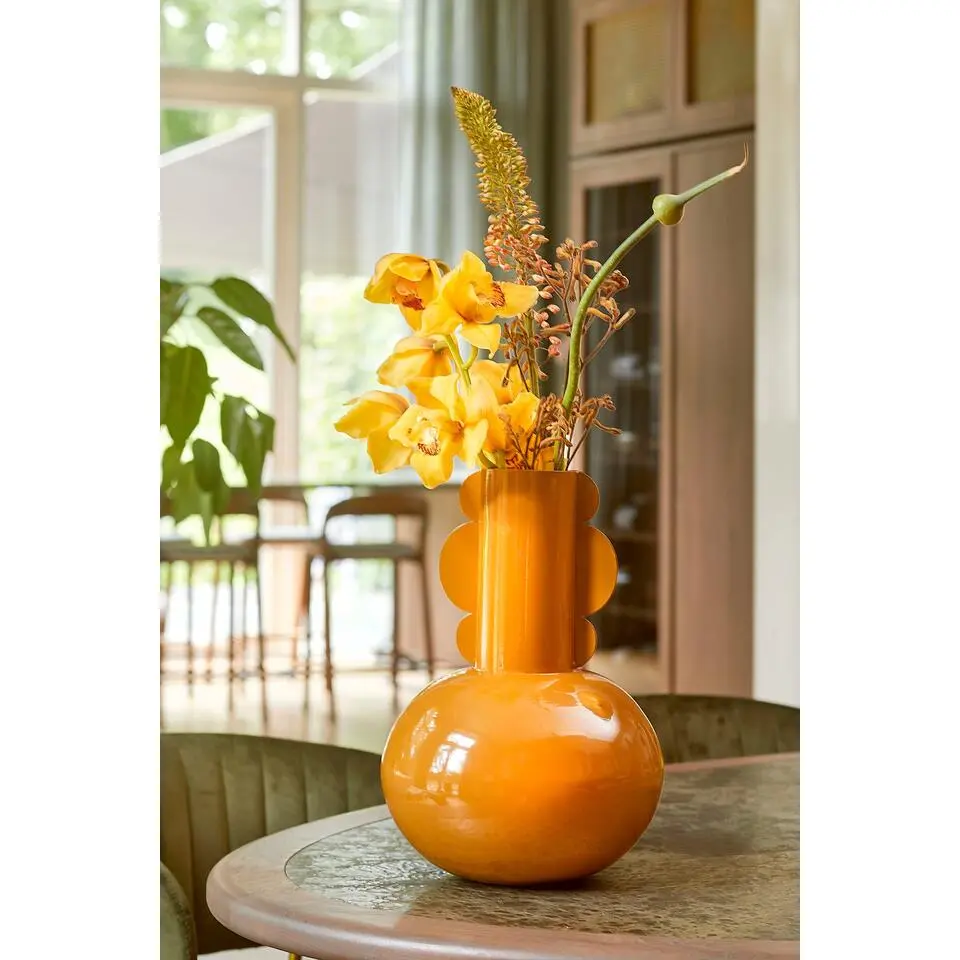 Mica Decorations Boyd Vaas - H36 x Ø25 cm - Bruin