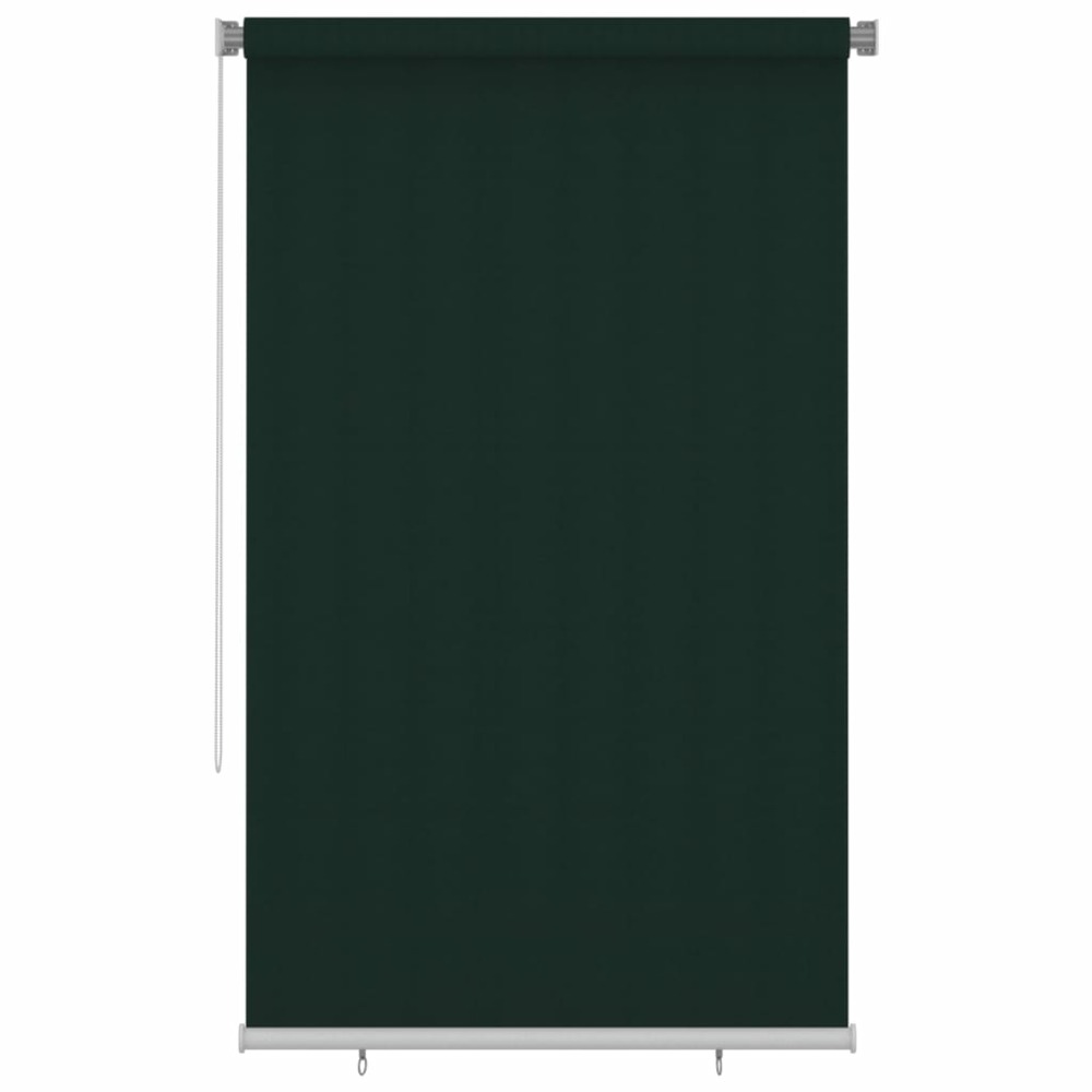 Store roulant d'extérieur 140x230 cm vert foncé pehd