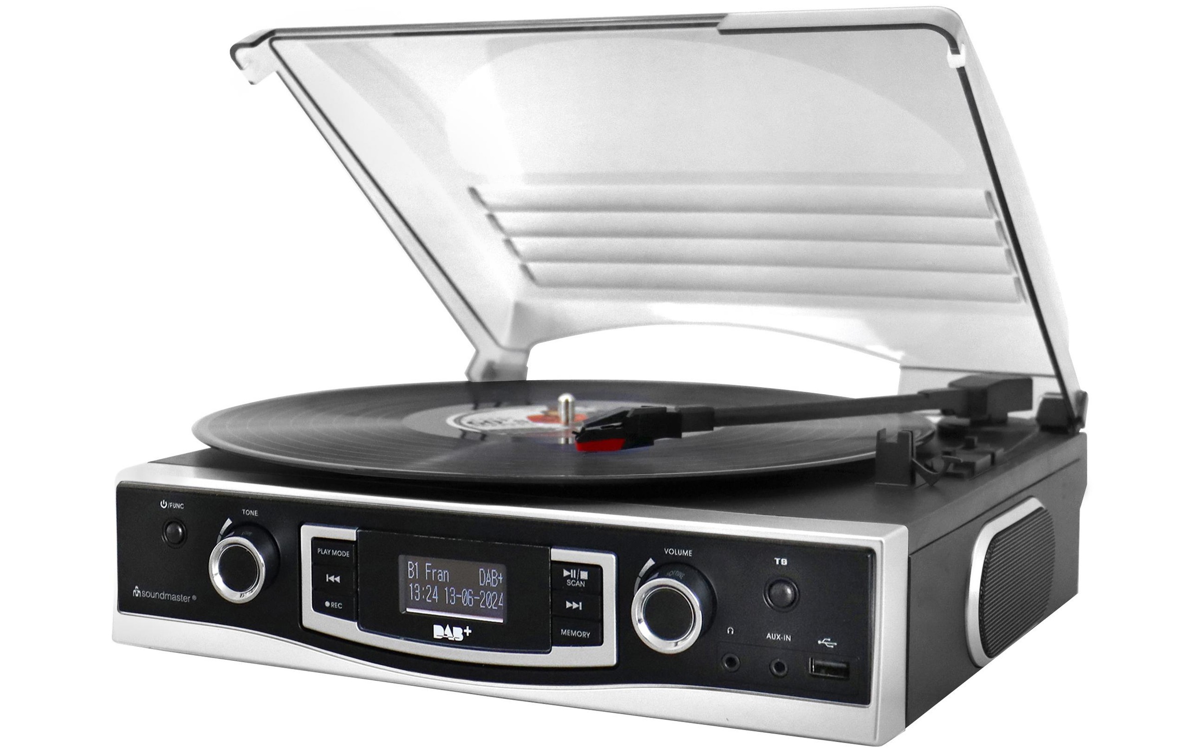 Soundmaster Plattenspieler »PL590SW Schwarz«