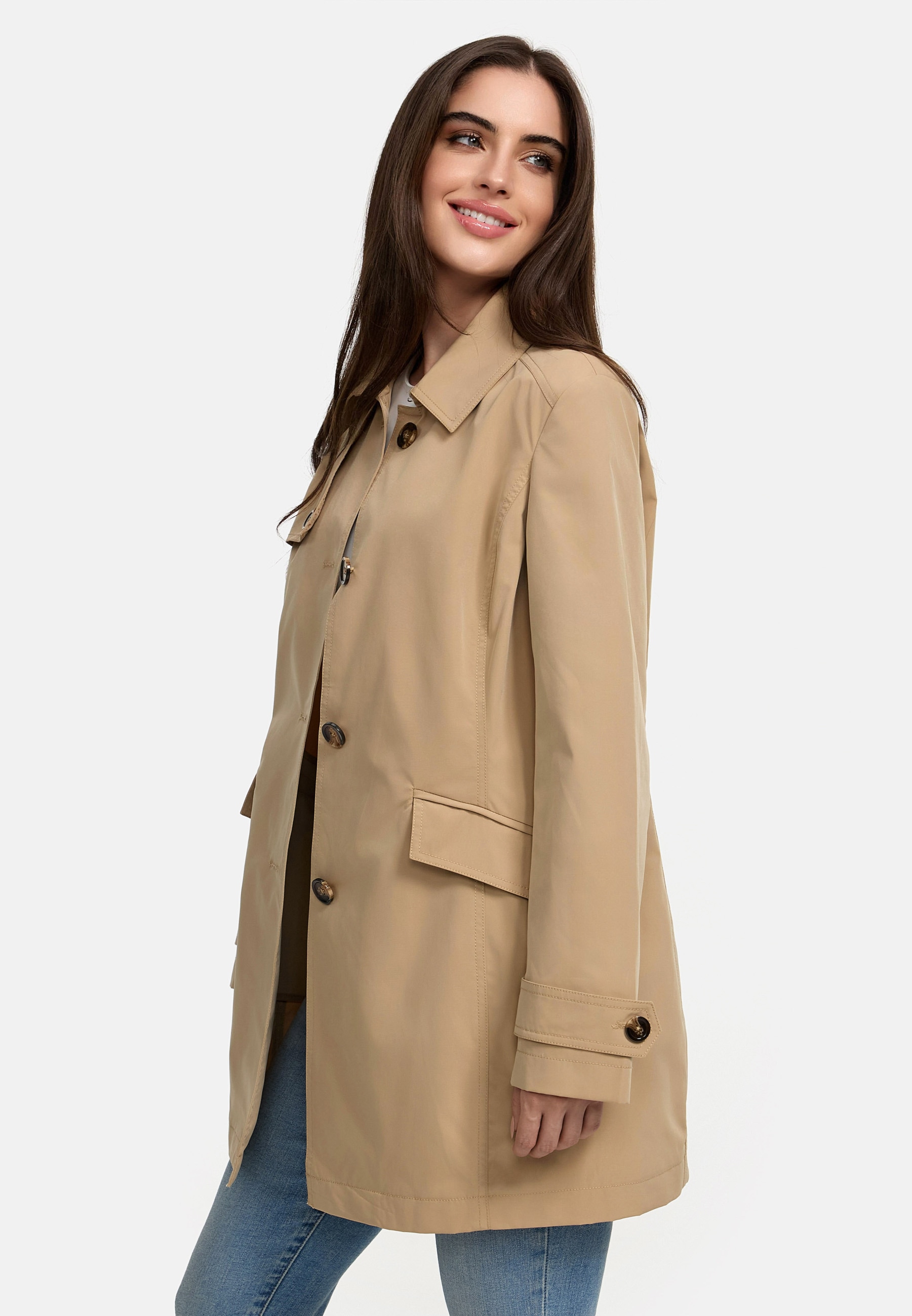 MANISA Trenchcoat , mit Koller