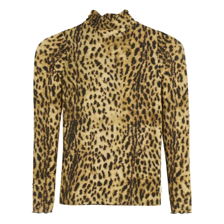 Bellerose Col roulé Léopard Velfie | Beige