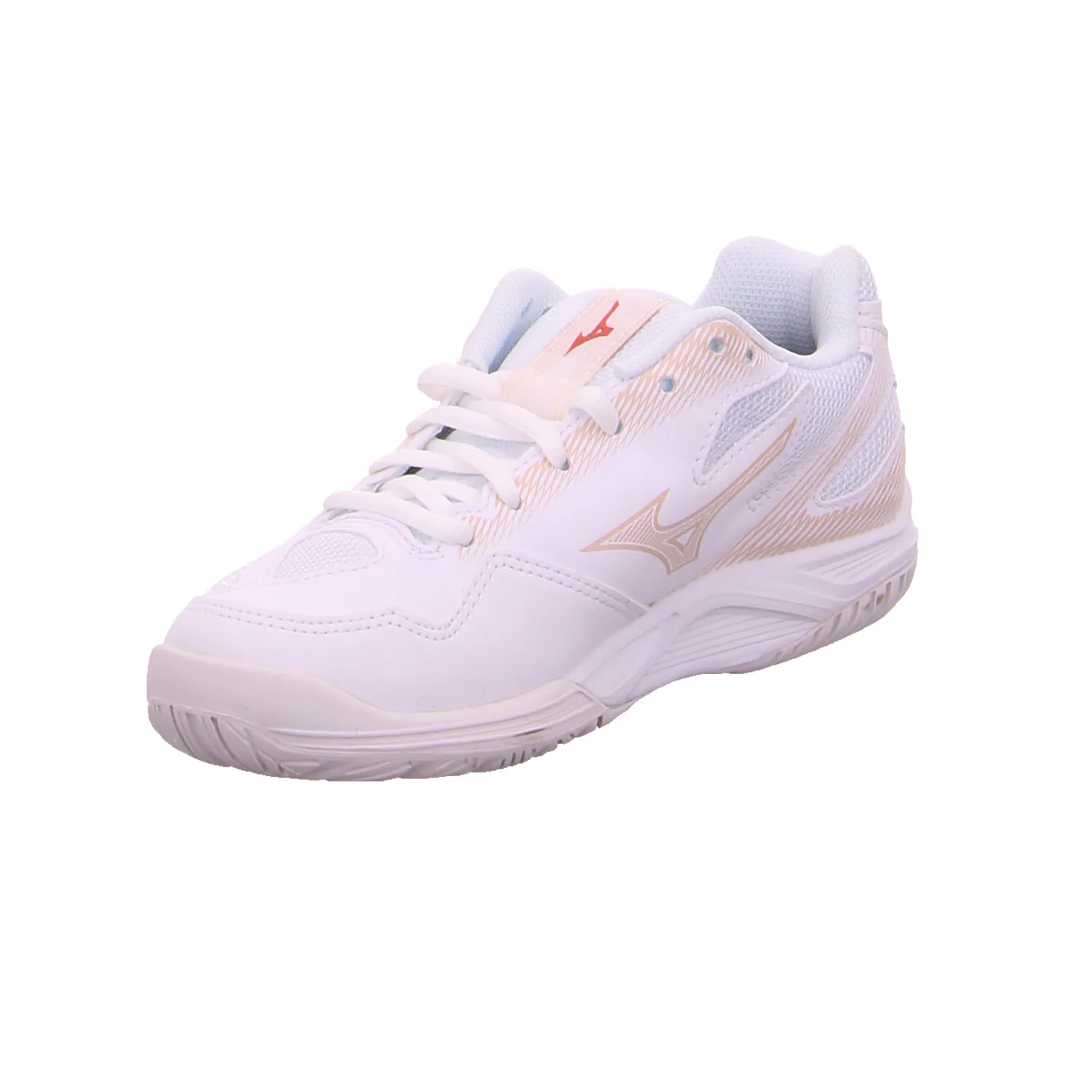 MIZUNO Kinder Indoor Weiss Synthetik