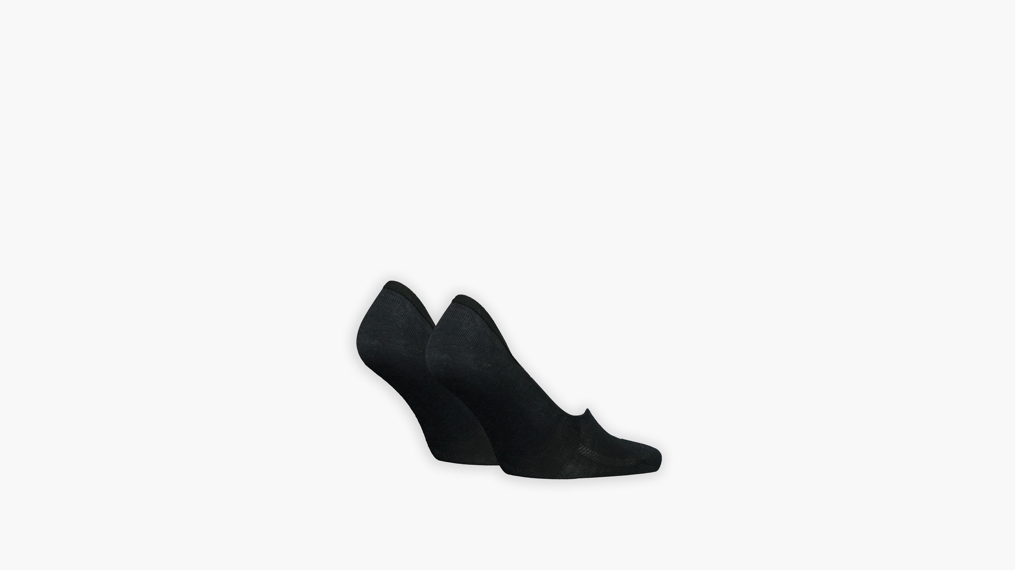 Levi's® Chaussettes basses en coton bio - Lot de 2 - Black - Noir