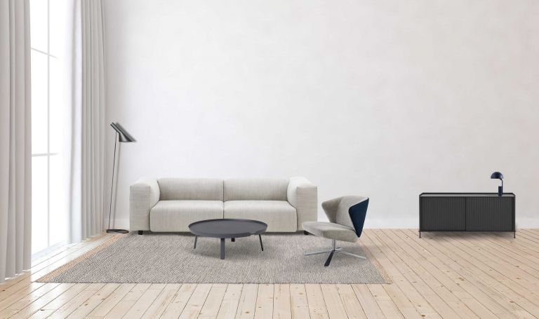 Vitra Soft Modular bank 2-zits volo brick