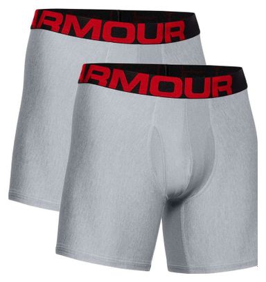Boxer lot de 2 Under Armour Tech 15cm (lot de 2) Gris