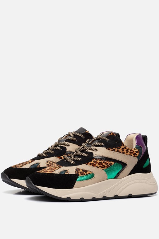 Ann Rocks Sneakers zwart Suede