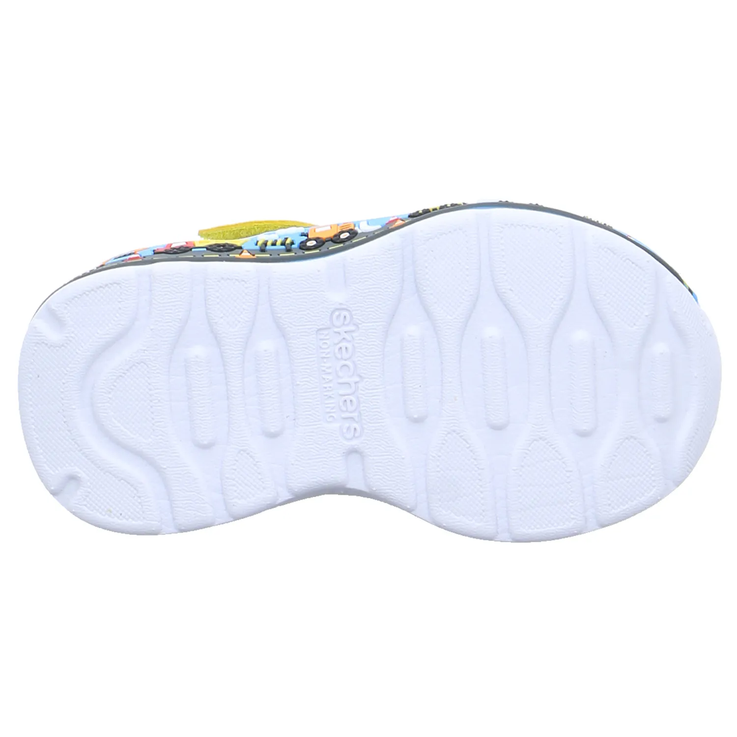 SKECHERS Baby-Sport-Bottine Gelb Textil  Sneaker