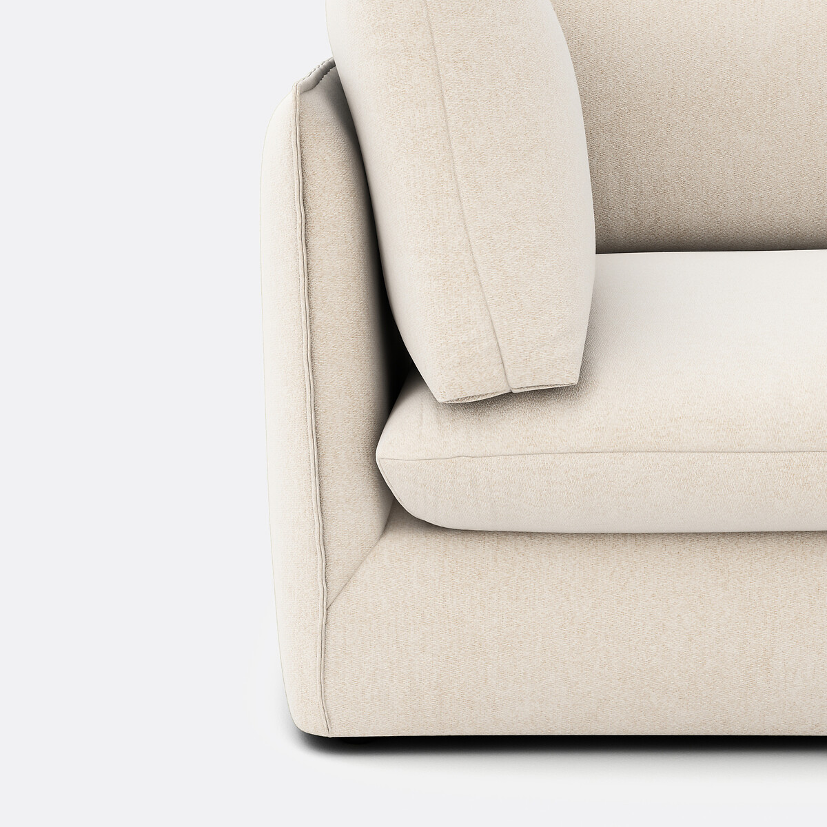 LA REDOUTE INTERIEURS<br>Canto modular, poliéster mosqueado, Malo