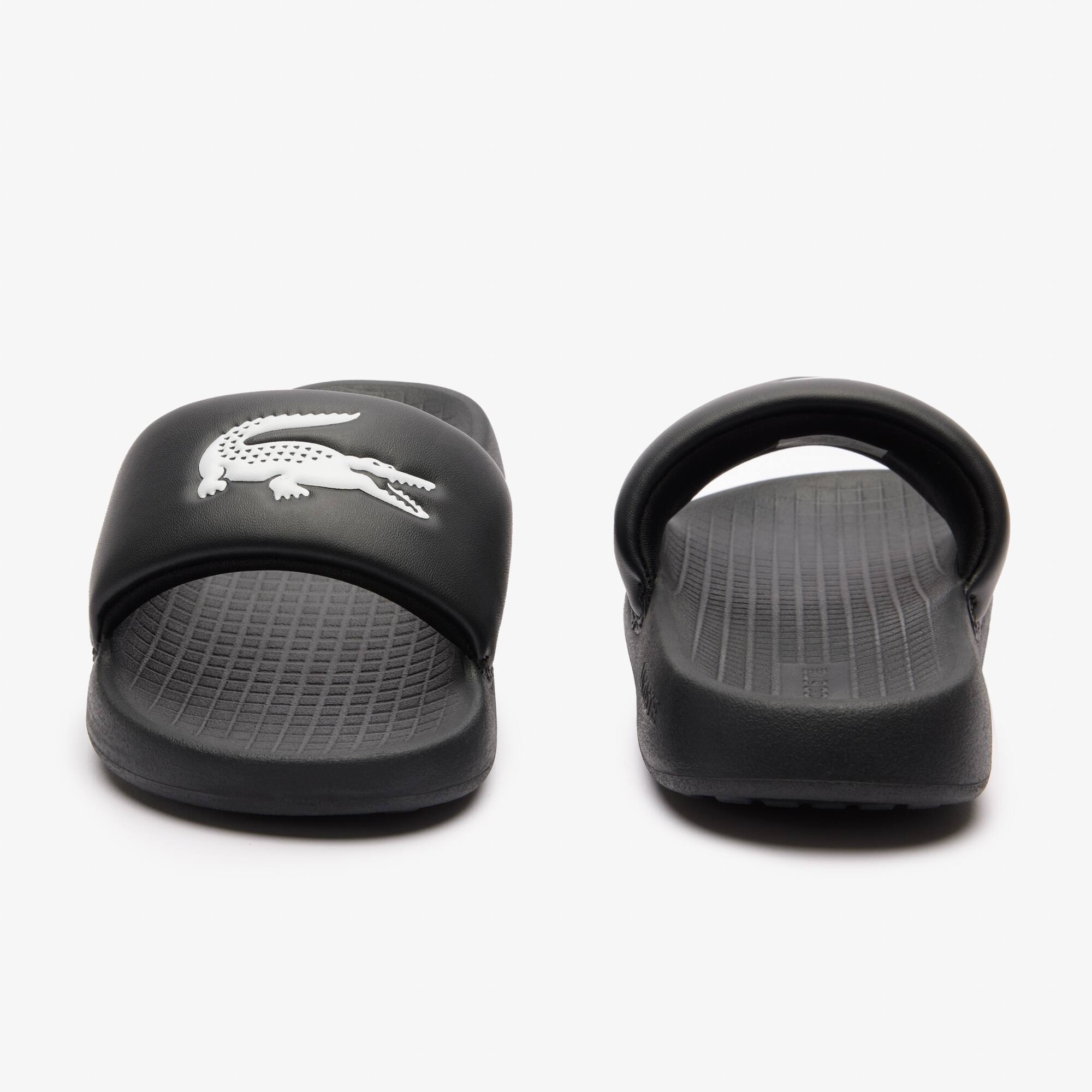 Claquettes Serve Slide 1. enfant Chaussures - Noir - Lacoste - Enfant