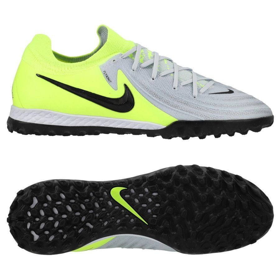 Nike Phantom GX II Pro TF Mad Voltage - Argenté/Noir/Jaune Fluo
