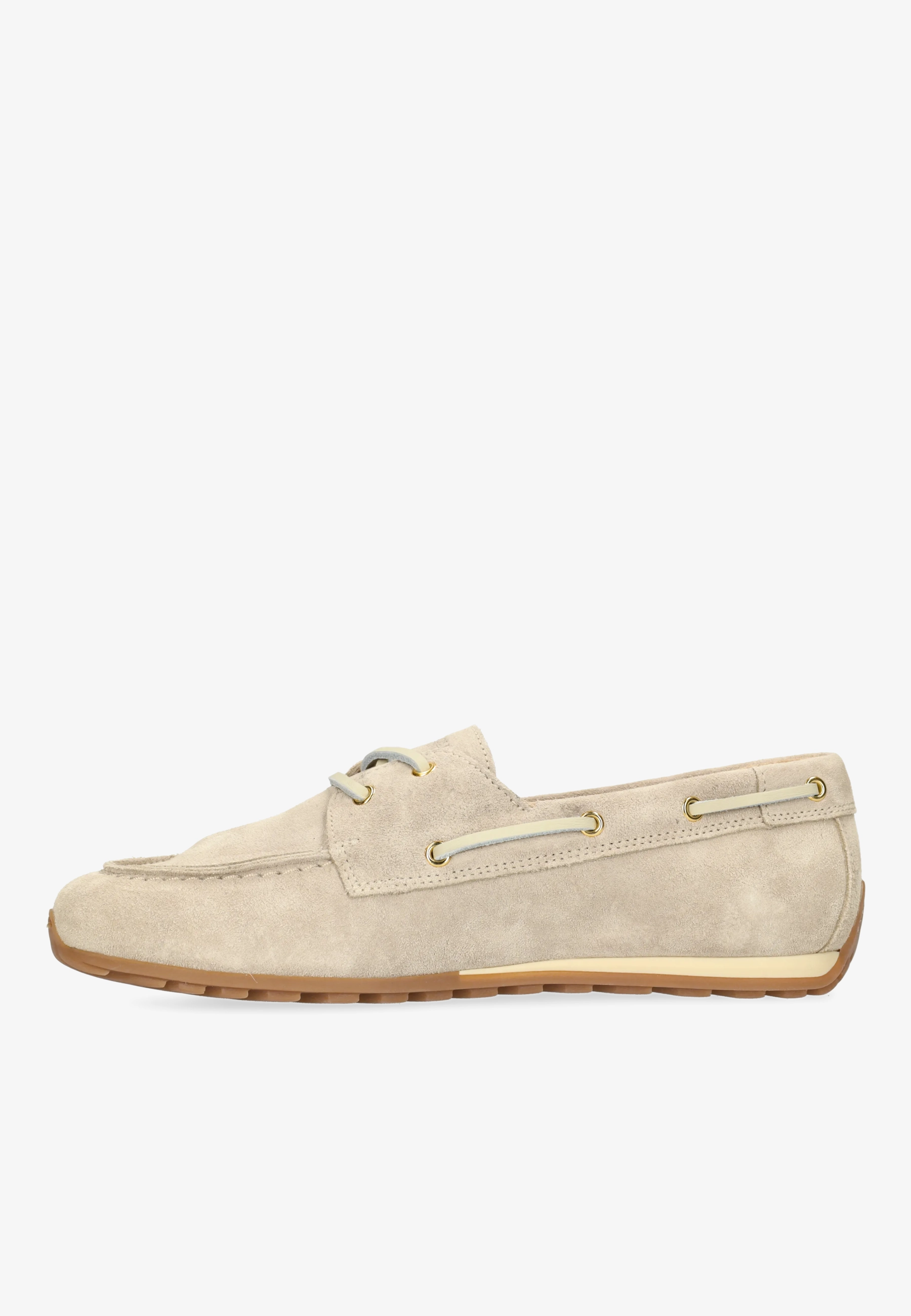UTA MOCCA Moccasin suede Beige