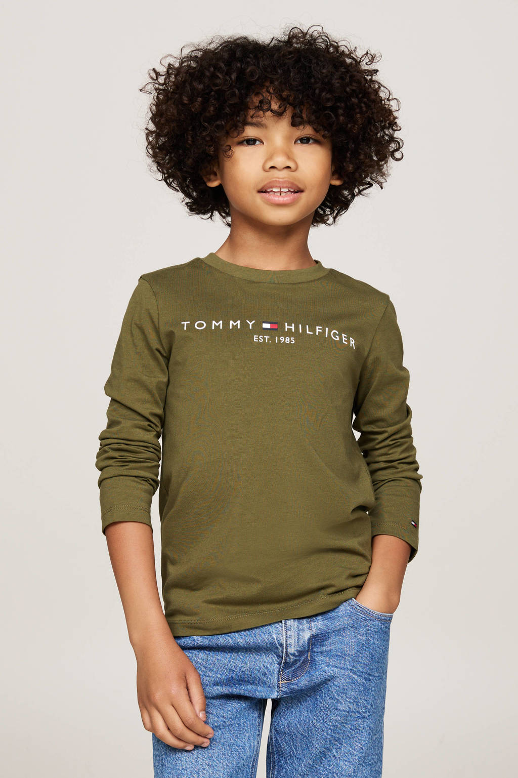 Tommy Hilfiger longsleeve U ESSENTIAL met logo
