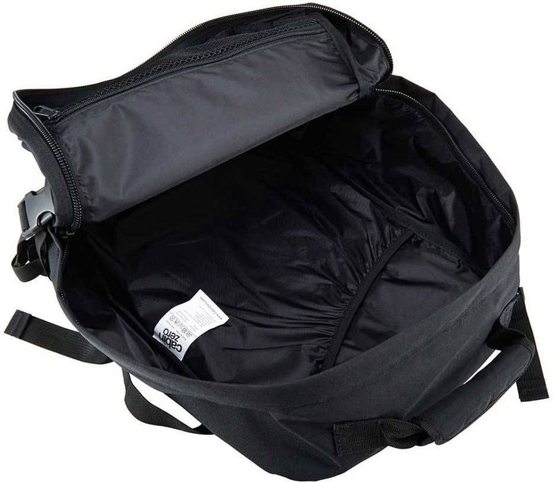 Cabinzero Mini - handbagage rugzak - wizair afmetingen - Absolute Black