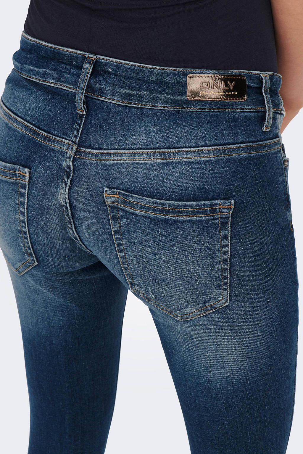 ONLY MATERNITY skinny zwangerschapsjeans OLMBLUSH dark medium blue denim