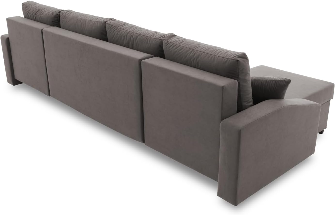 Mebligo ECKSOFA U MIT SCHLAFFUNKTION Sparta Plus BONELL Grau
