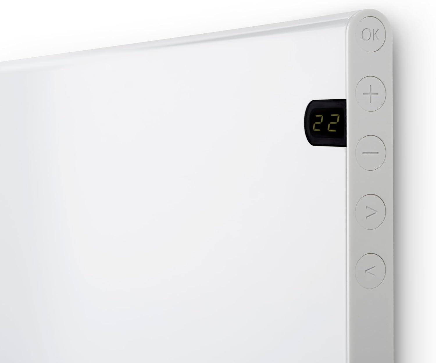 ADAX NEO NP Elektroheizkörper - 2000W, Weiß | Thermostat mit Zeitschaltuhr | Elektroheizung Wandmontage | Höhe 370mm | Heizkörper Elektrisch | Frostwächter, Wochenmodus | Wandkonvektor | KDT | IP20
