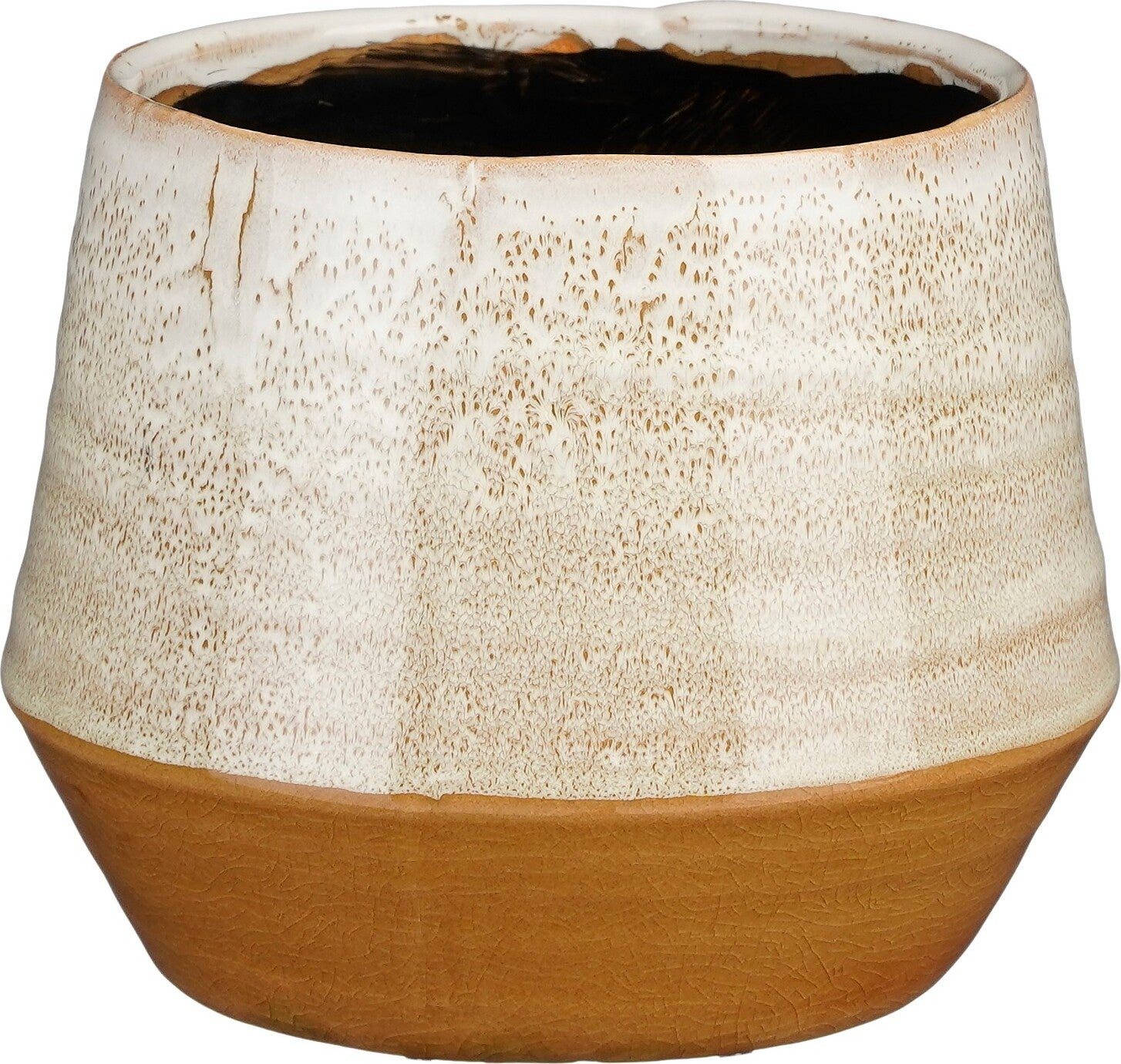 Mica Decorations bloempot Serge bruin D 14 H 11,5 cm