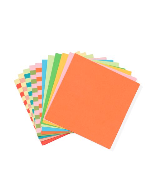 150 feuillets à plier unis et rayés 15.6x15.6