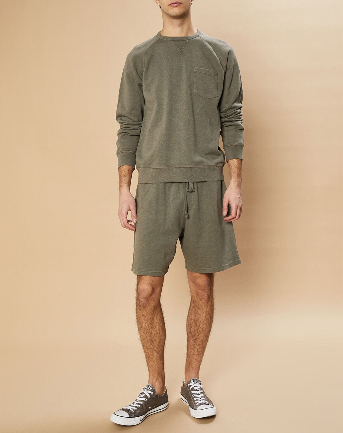 Hartford Sweat Light Pocket olive